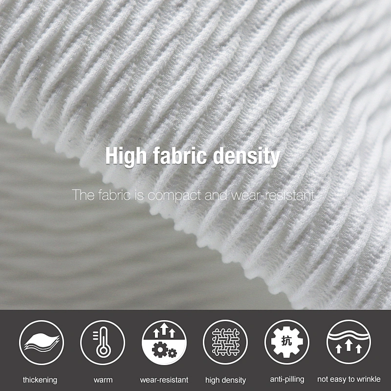 3D jacquard thickened knitted fabric