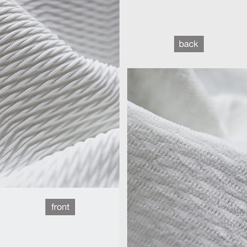 3D jacquard thickened knitted fabric